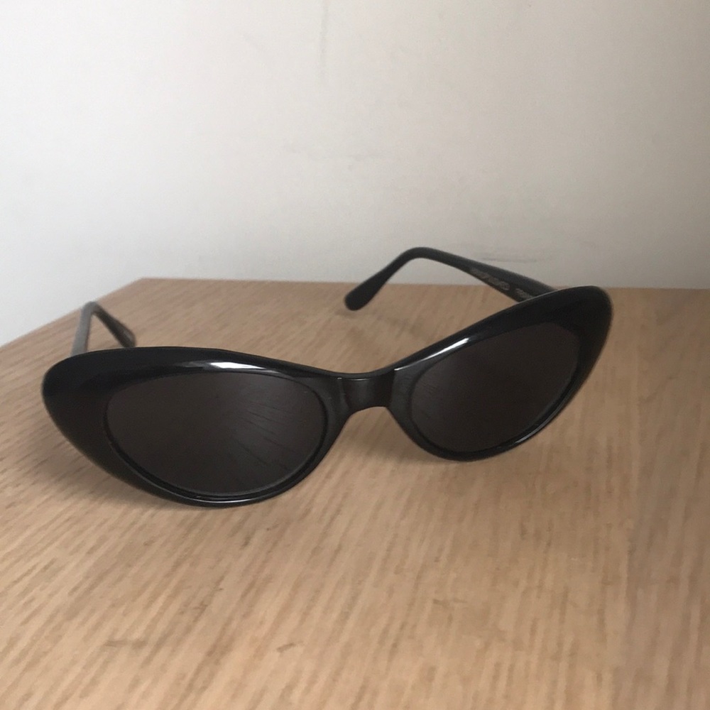 Small black cat eye sunglasses